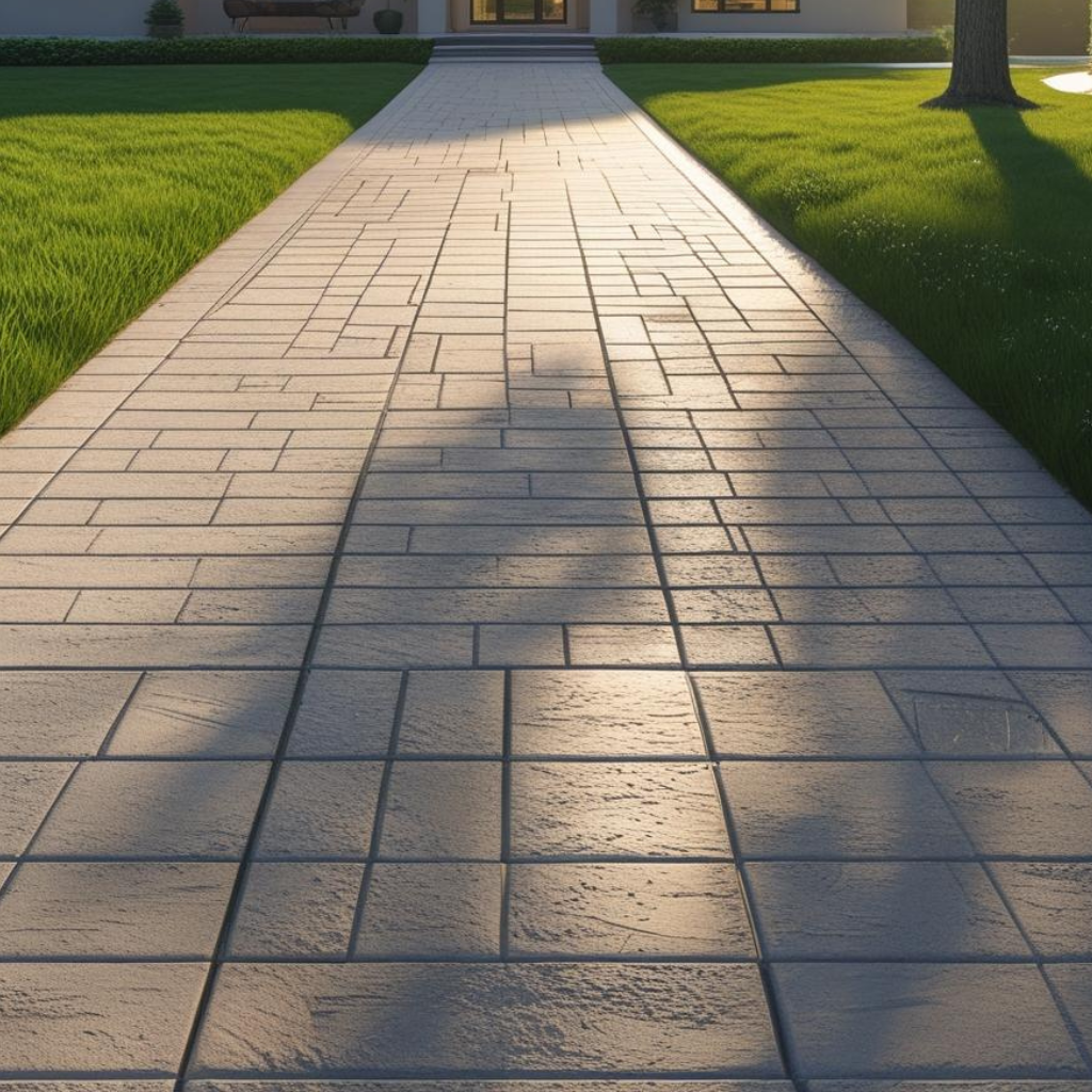 Driveway Concrete Paved in Ledsham