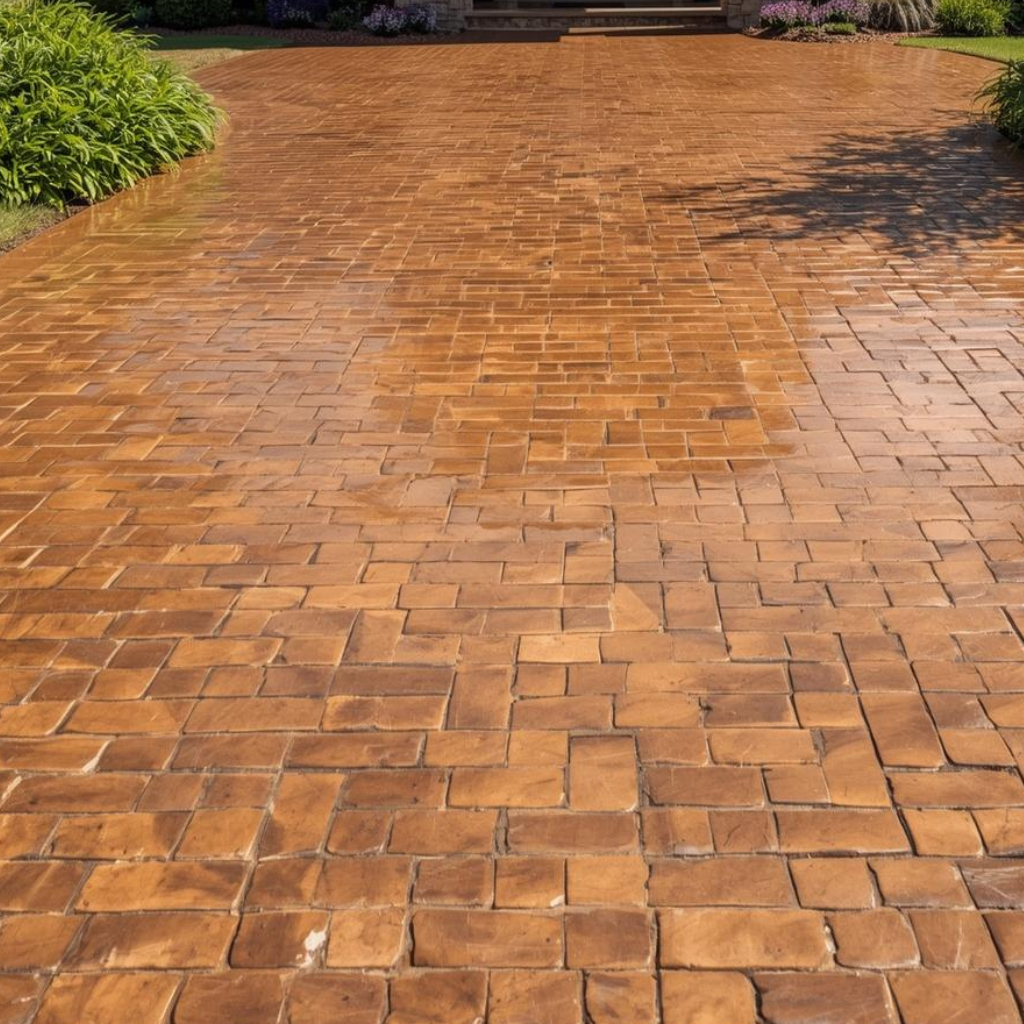 Imprinted Concrete Driveway Solutions in Ledsham